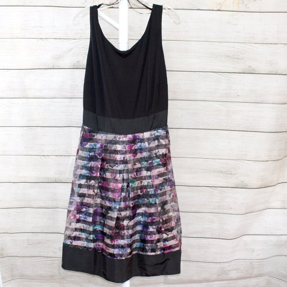 NWT Dress Barn Retro Satin and Spandex Party Dress - Picture 3 of 10